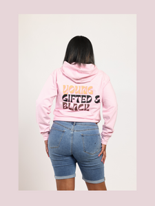 Light Pink Young, Gifted, and Black Hoodie