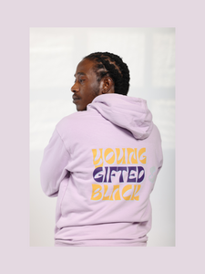 Lavender Young, Gifted, and Black Hoodie