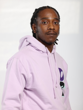 Load image into Gallery viewer, Lavender Young, Gifted, and Black Hoodie

