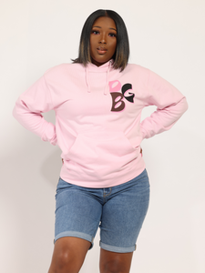 Light Pink Young, Gifted, and Black Hoodie
